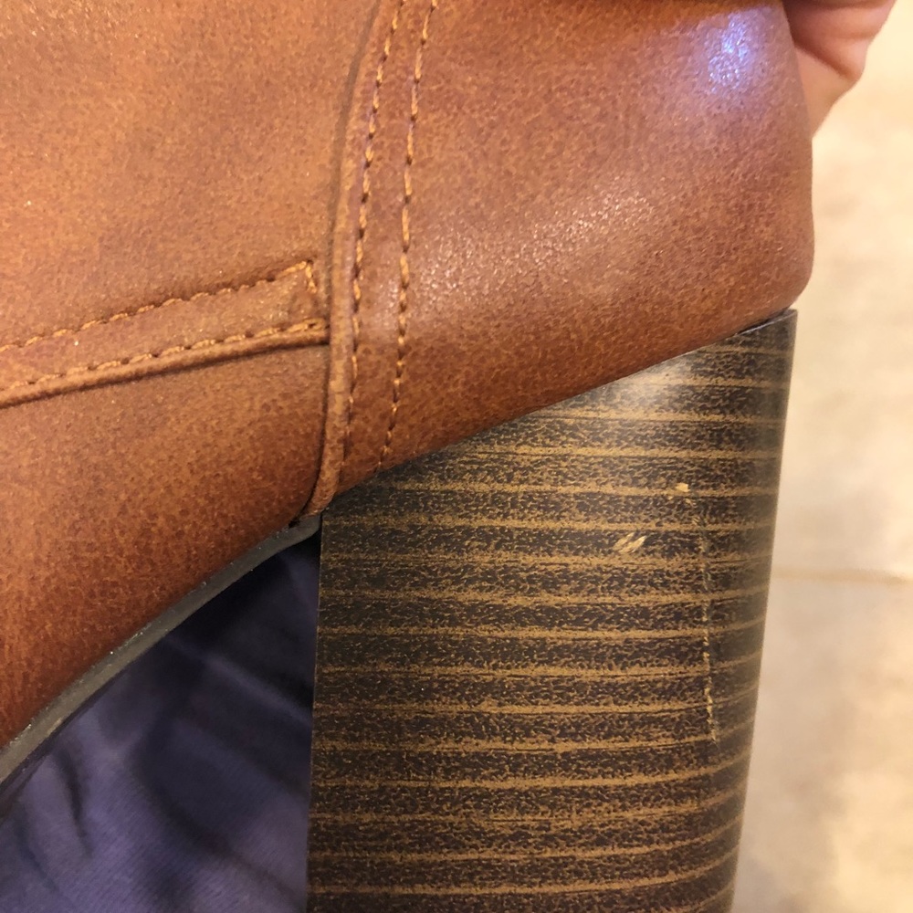 Brown high heel ankle boots - Picture 7 of 8